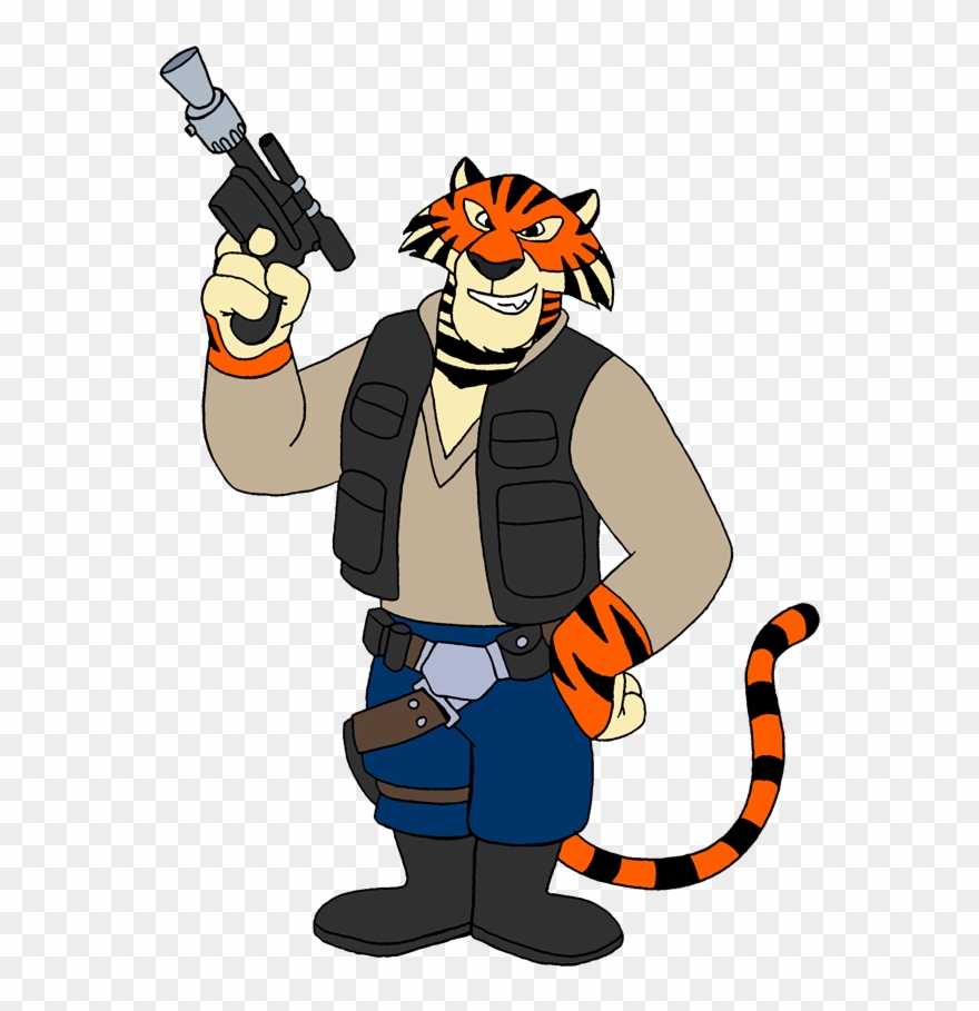 Vitaly As Han Solo By Jonathan Oosterhof Lionkingrulez] - Lion Holding A Gun Clipart