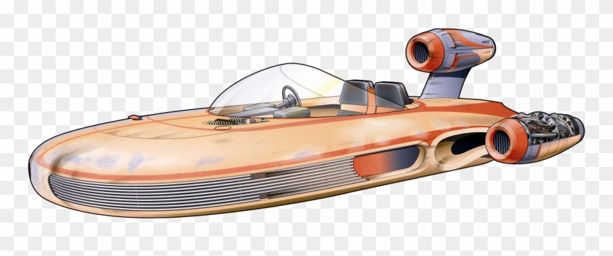 20-t Railcrawler Conveyex Transport - Speeder From Star Wars Clipart