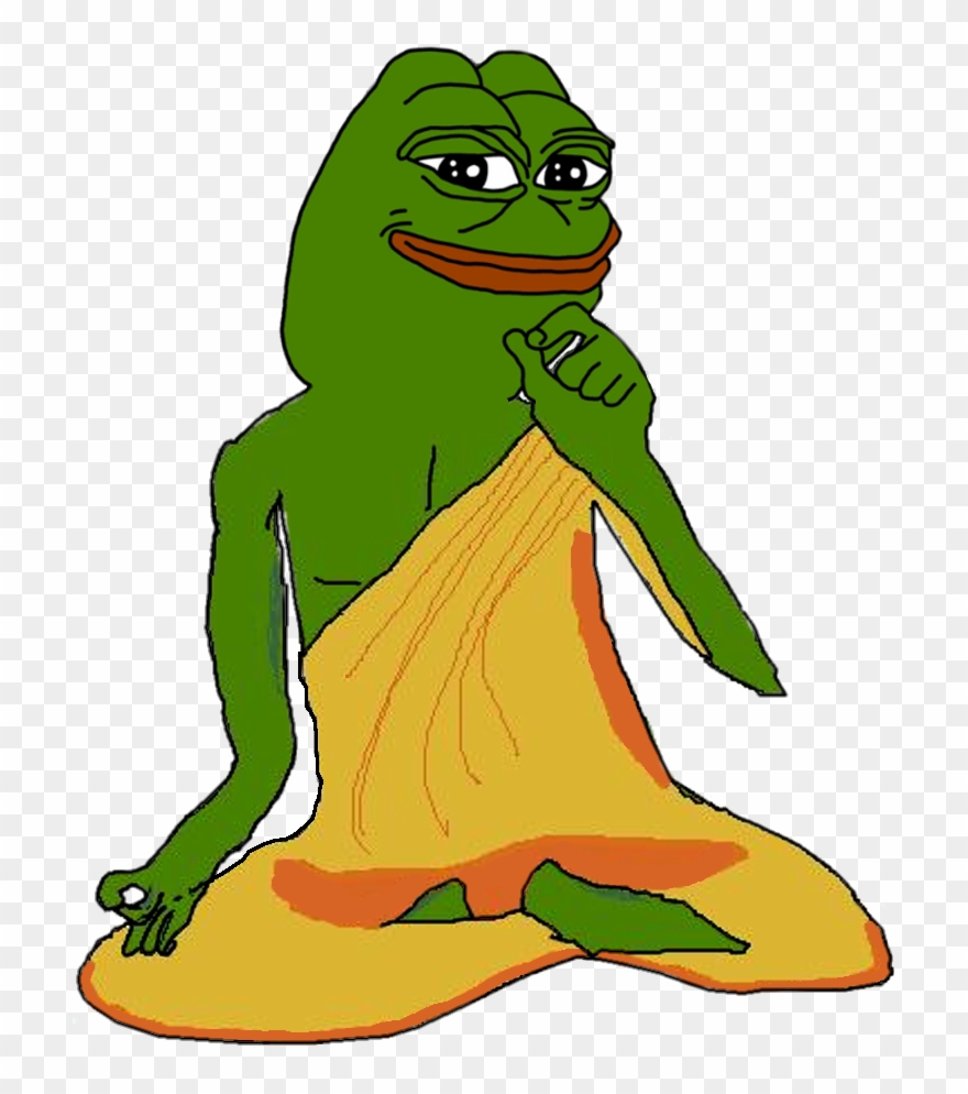 Post - Pepe As Buddha Clipart
