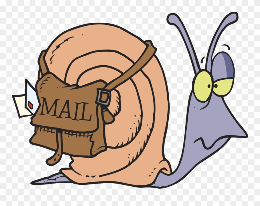 Clip Transparent Download Philippines Postal Service - Snail Delivering The Mail - Png Download
