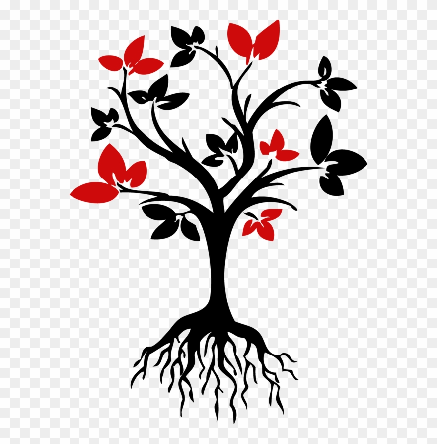 Ree With Roots - Transparent Tree With Roots Clipart - Png Download