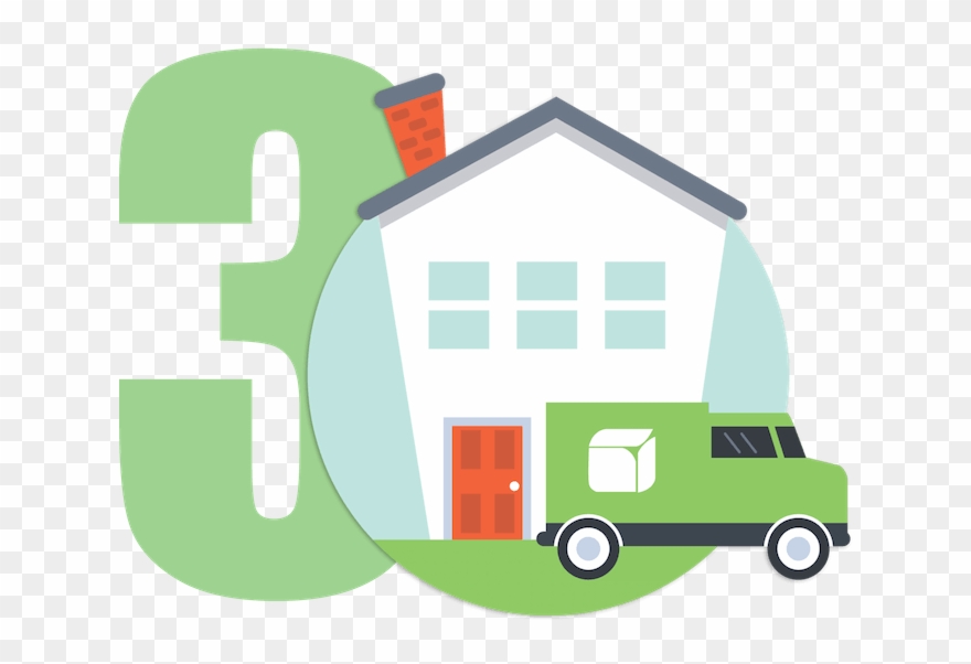 Your Cannabox Is Packaged, Shipped & Delivered - Door Clipart