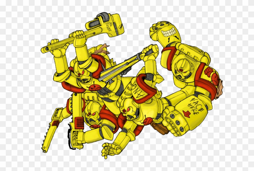 Angry Marines To The Rescue - Warhammer Angry Marines Clipart