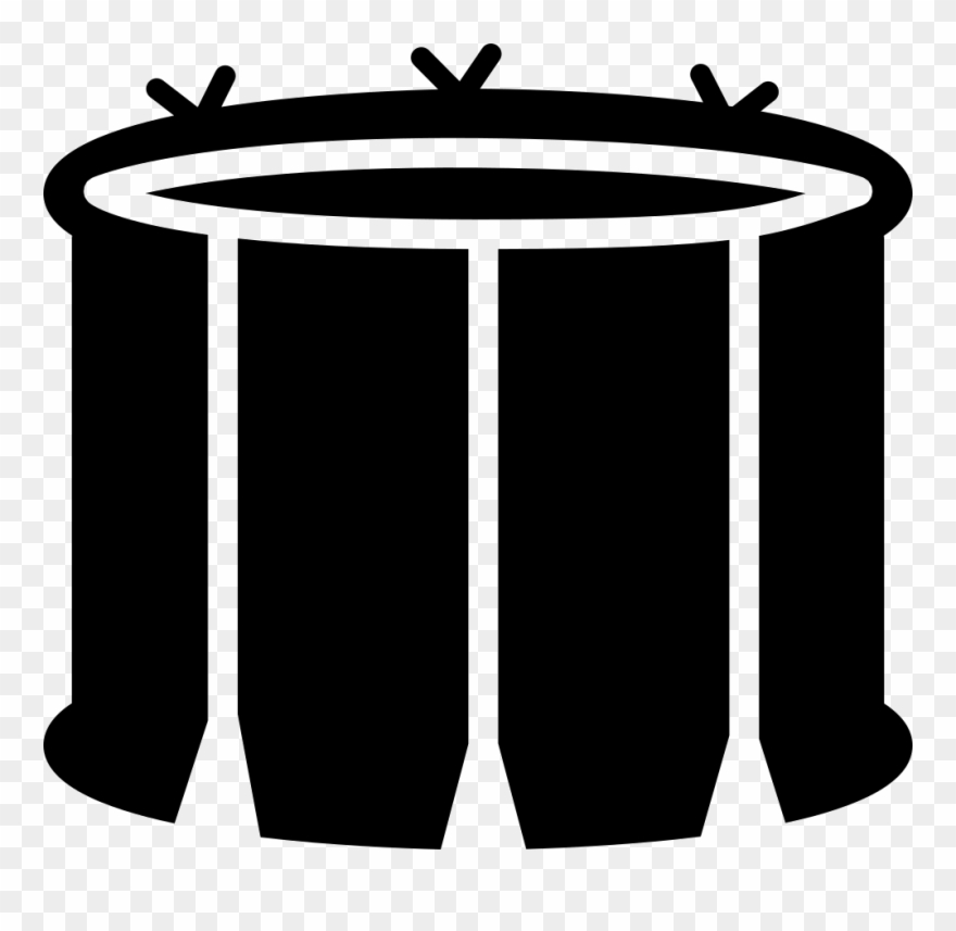Snare Drum With White Lines Svg Png Icon Free Download - Tambor Icon Png Clipart