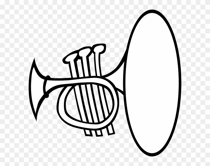Drawing Drums Sketsa Jpg Free Download - Instrument Clipart Black And White - Png Download