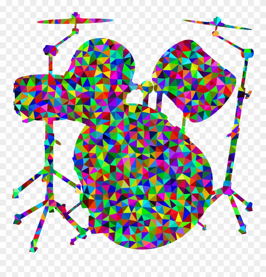 Drum Kits Percussion Silhouette Musical Instruments - Drums Png Clipart Transparent Png