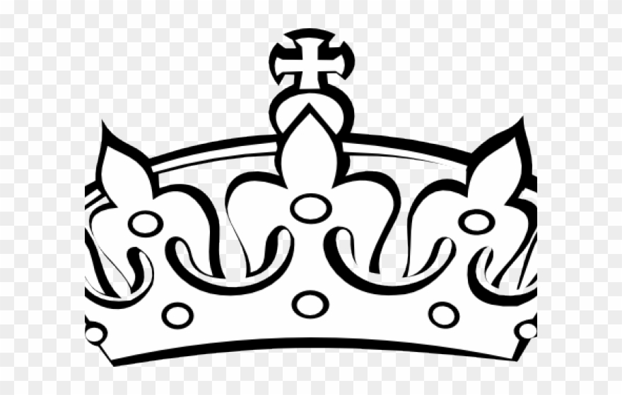 King Crown Png White Clipart