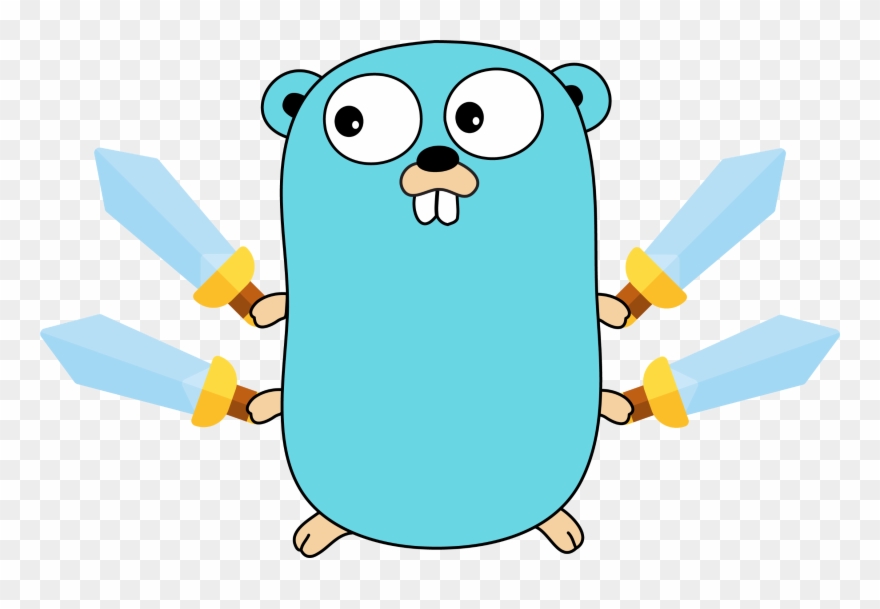 Way To Store String Data - Golang Logo Clipart
