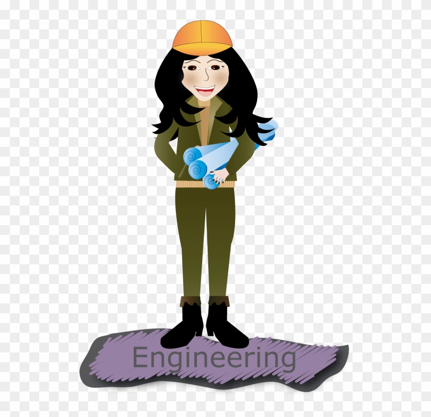 Engineering Is Building Things - Cartoon Clipart