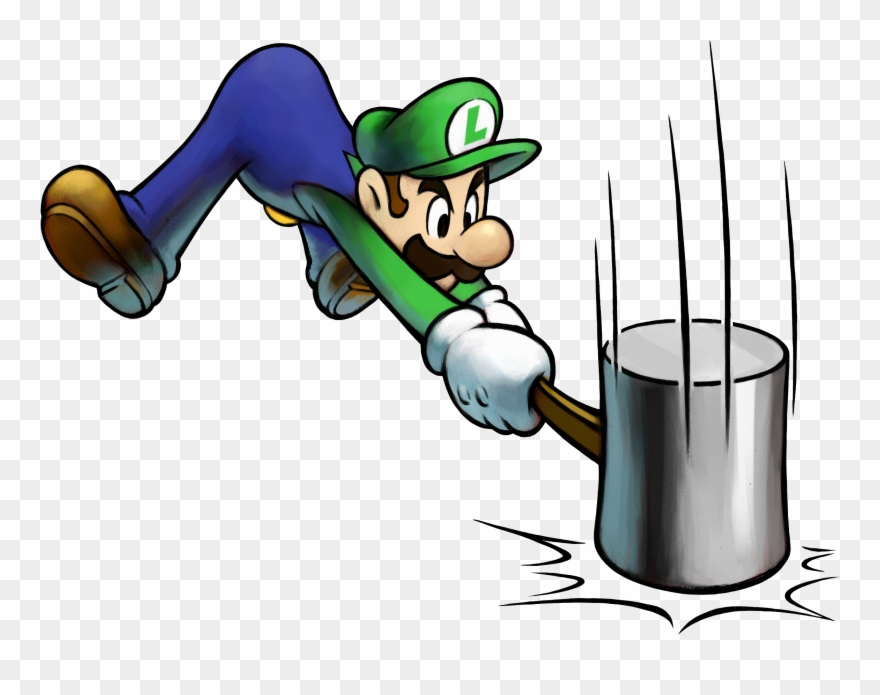 Luigi Superstar Saga 3ds Luigi Artwork - Mario And Luigi Superstar Saga Luigi Clipart