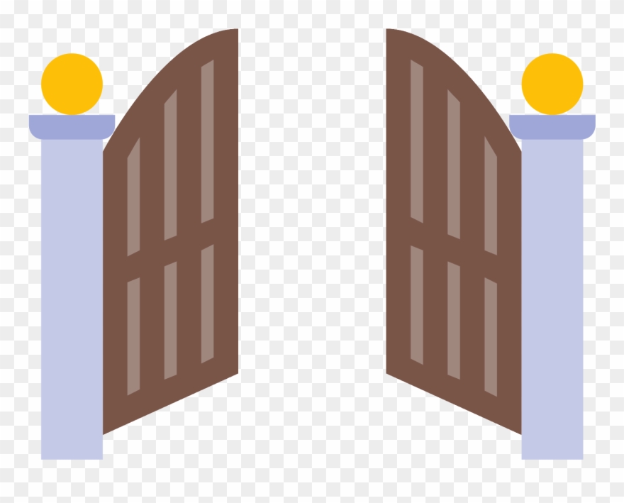 Front Open Icon Free Download Png And - Cartoon Pictures Of Gate Clipart