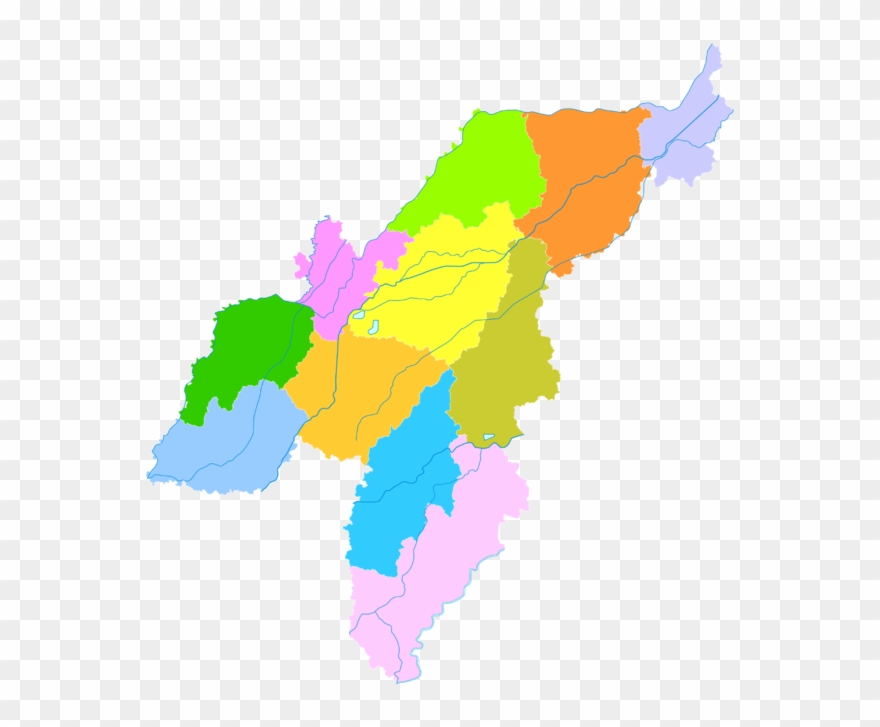 Dezhou - 德州 市 地图 Clipart