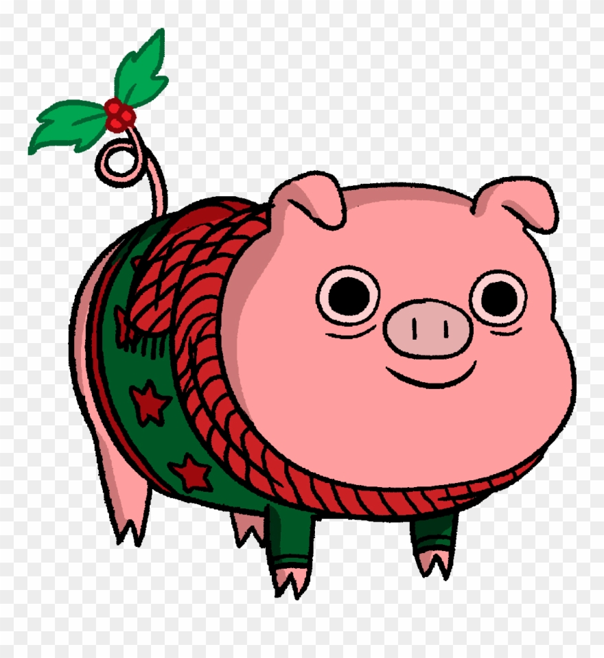 Ham Transparent Cartoon Christmas - Adventure Time Christmas Png Clipart
