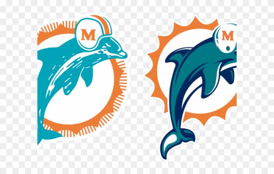 Dolphines Clipart Miami Dolphins - 1966 Miami Dolphins Logo - Png Download