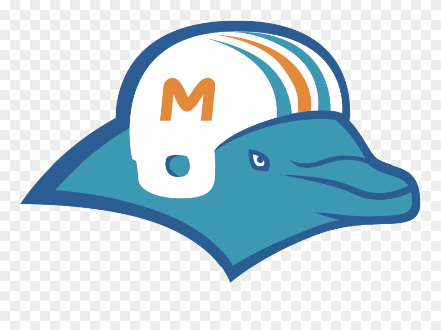 Dolphins Clipart Helmet - Miami Dolphins Logo Clipart - Png Download