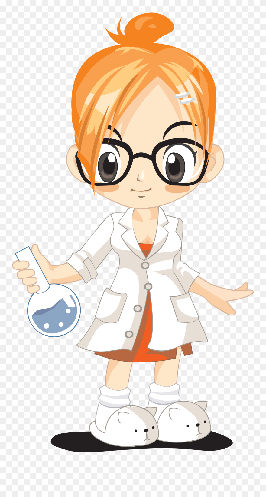 Scientist Laboratory Science Woman - Ciencia Tecnologia Y Ambiente Clipart