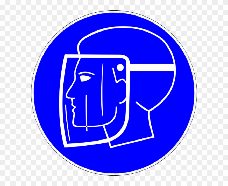 Lab Clipart Ppe - Face Shield Ppe Symbol - Png Download