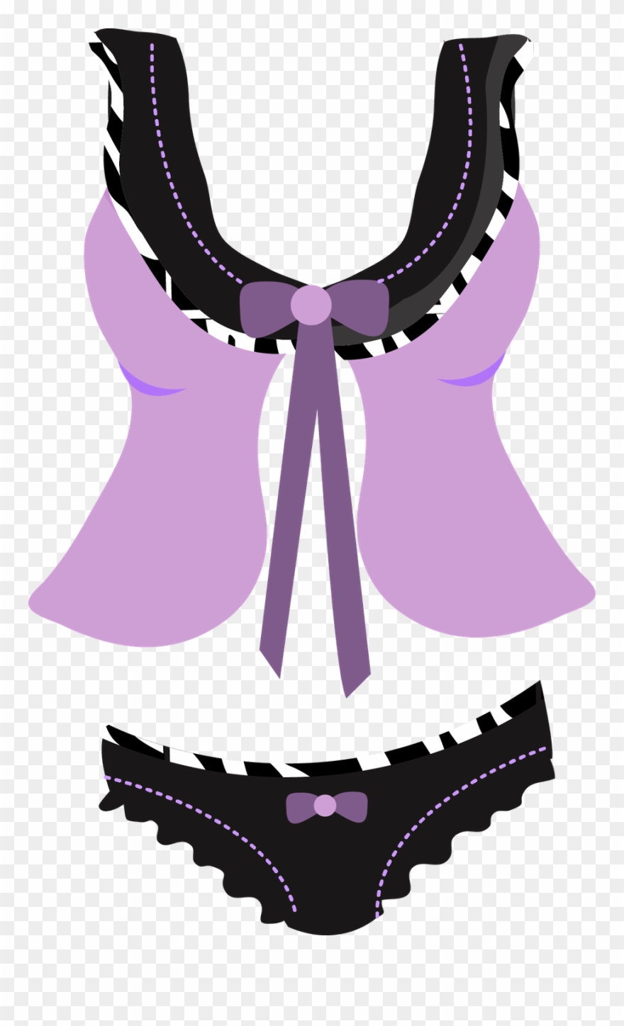 Say Hello - Sexy Lingerie Clip Art - Png Download