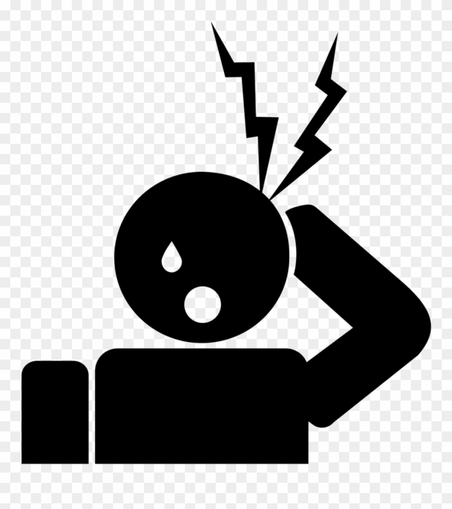Headache Cliparts Transparent - Headache Icon Png
