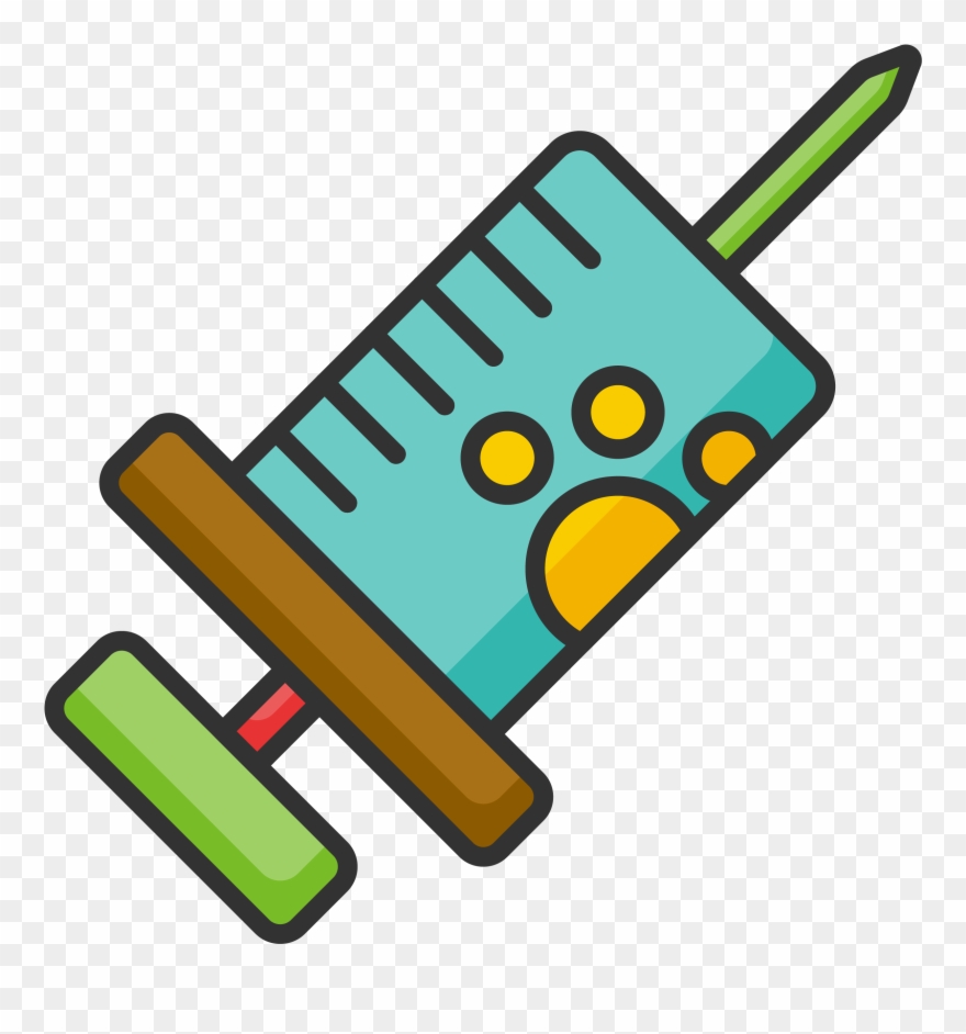 Shot Clipart Inoculation - Vaccine Cartoon Png Transparent Png