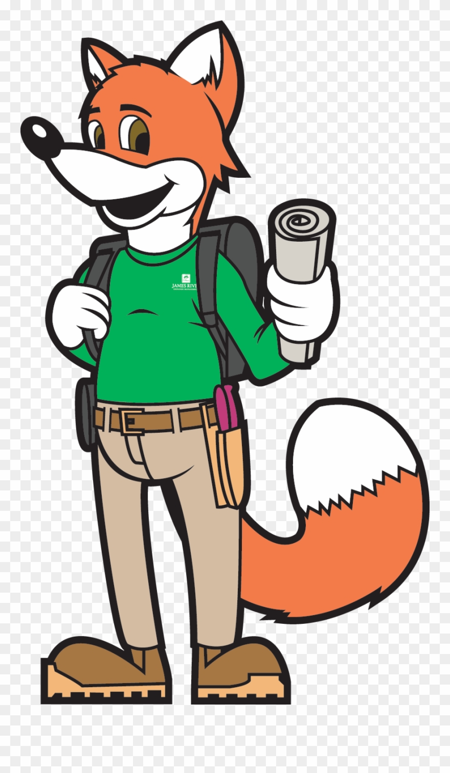 Pip The Fox - James River Grounds Management, Inc. Clipart