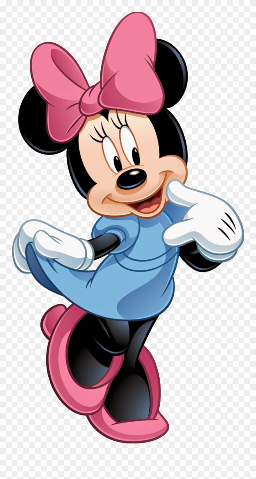 Mickey Mouse Png - Roommates Mickey &amp; Friends - Minnie Mouse Peel Clipart