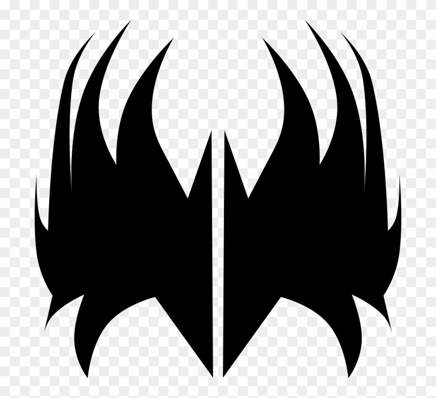 Makeup Clipart Gene Simmons - Kiss Face Paint Template - Png Download