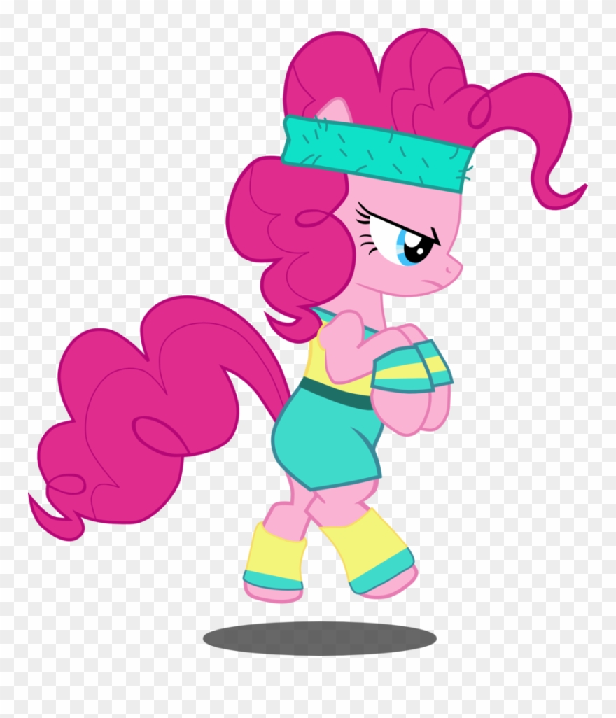 Artist Echoes Bipedal Exercise Headband Leg - Mlp Pinkie Pie Sport Clipart
