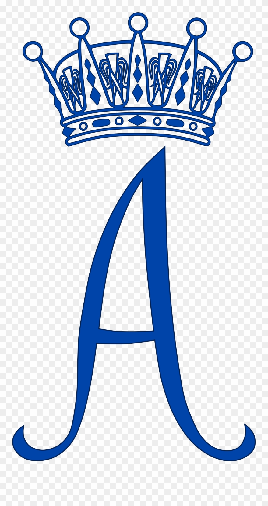 Open - Royal Monogram Princess Eugenie Clipart