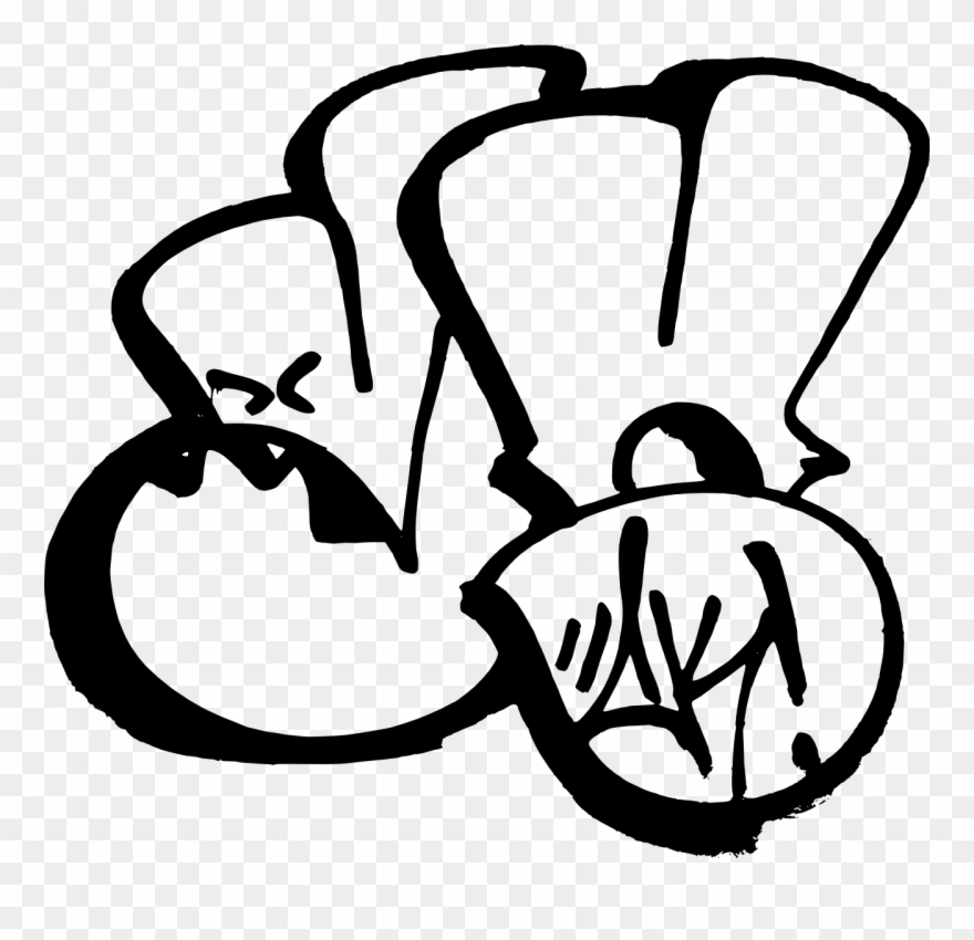 Clip Black And White Download Graffiti Central - Tag Graffiti Bubble - Png Download
