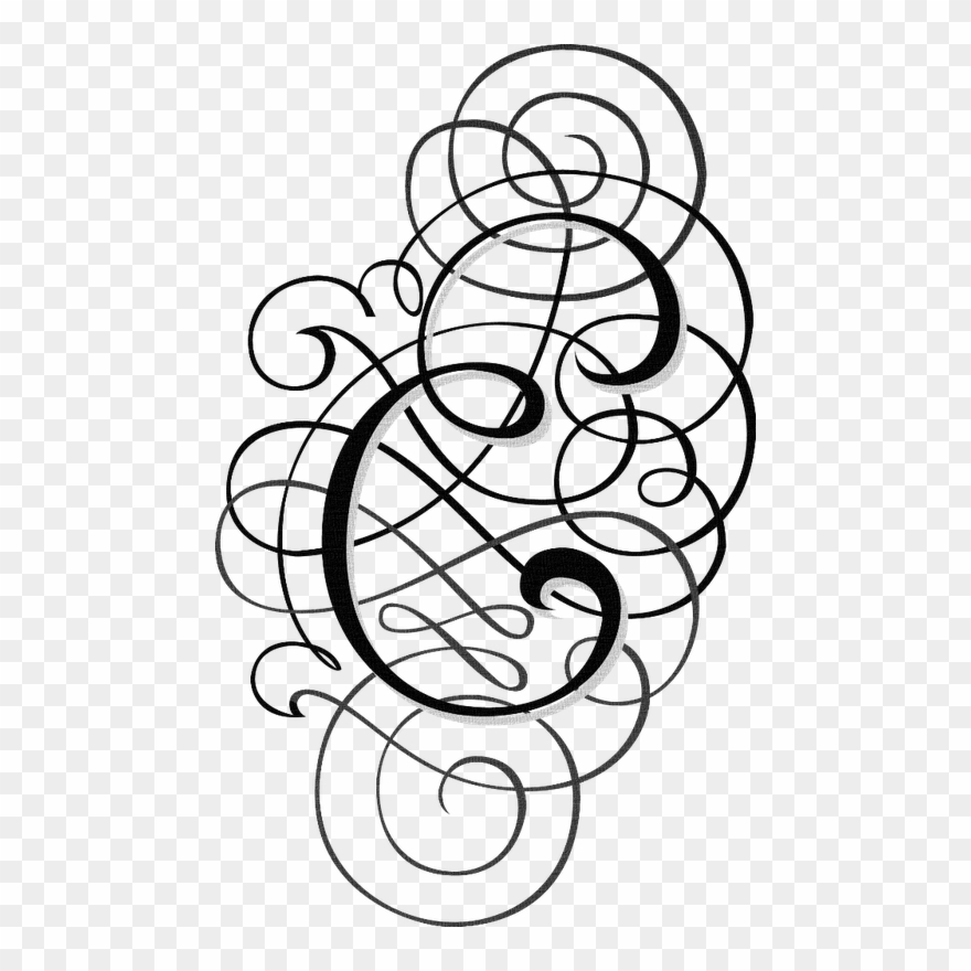 Zibi Vintage Scrap - Beautiful Alphabets Clipart