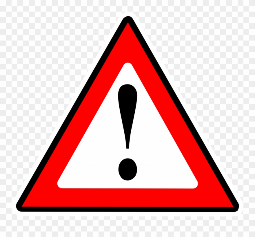 Be Aware - Achtung Sign Clipart