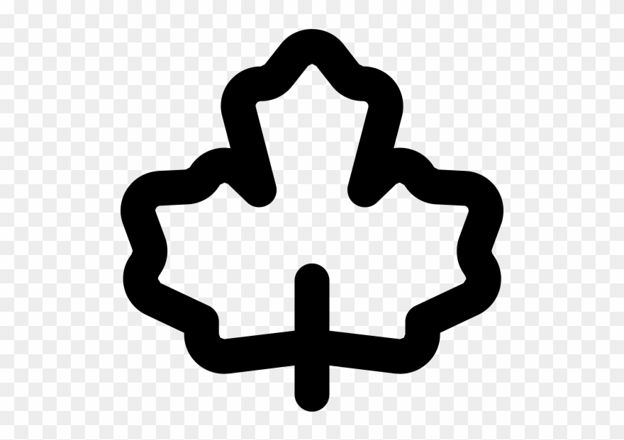 Maple Leaf Rubber Stamp - Maple Clipart