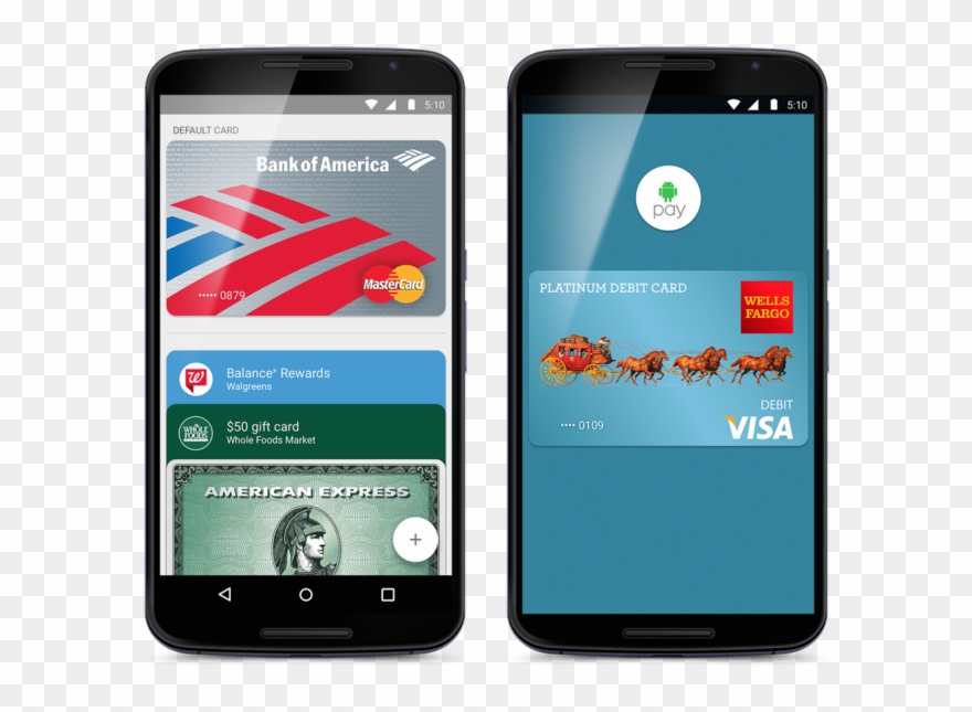 Clipart Library Library Android Transparent Central - Android Pay Cards - Png Download
