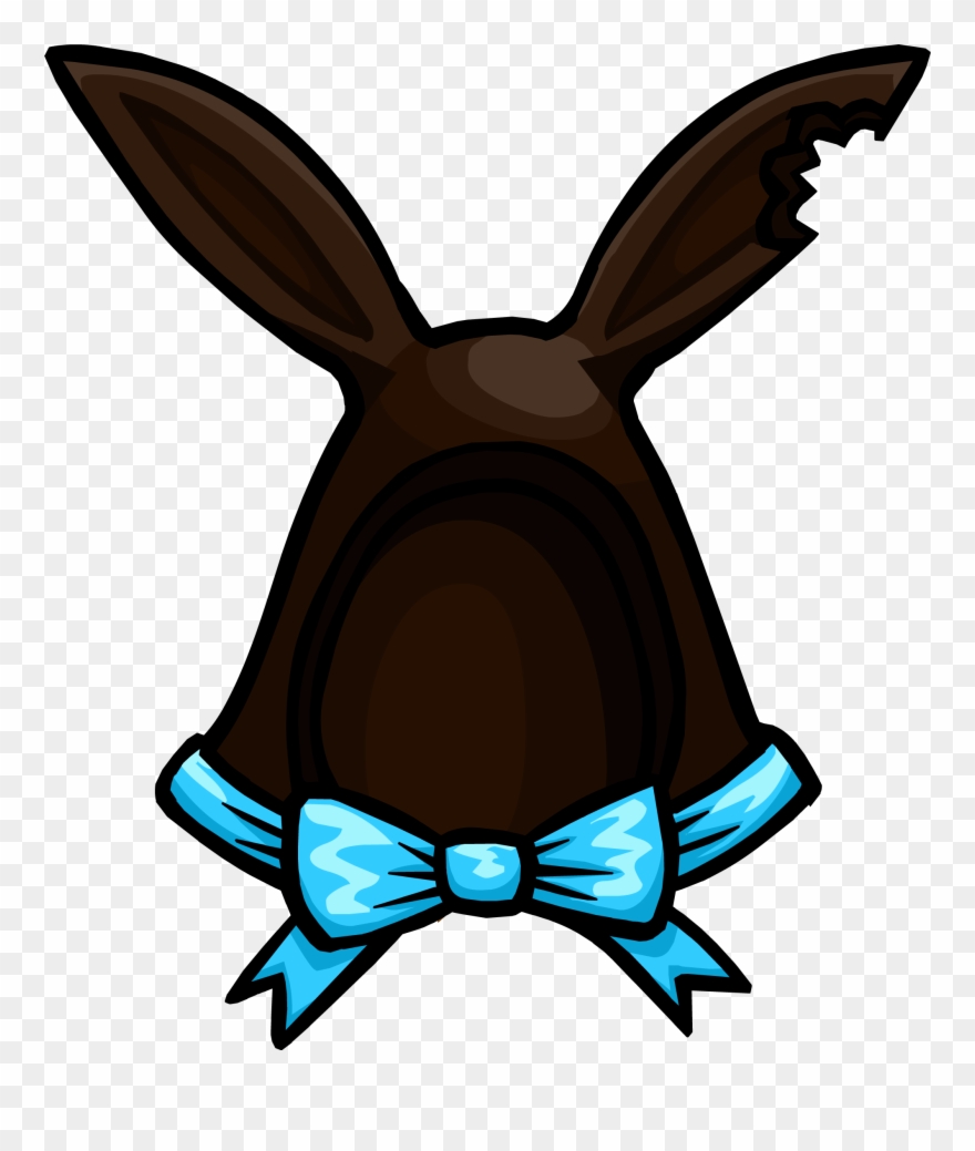 Dark Cocoa Bunny Ears Clothing Icon Id 1242 - Orejas De Caballo Png Clipart