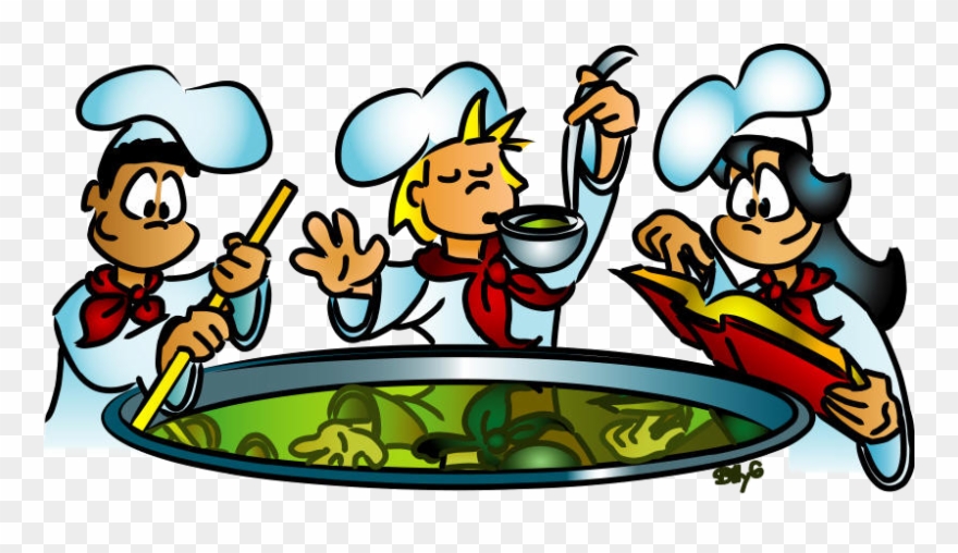 Cooks - Teens Cooking Clip Art - Png Download