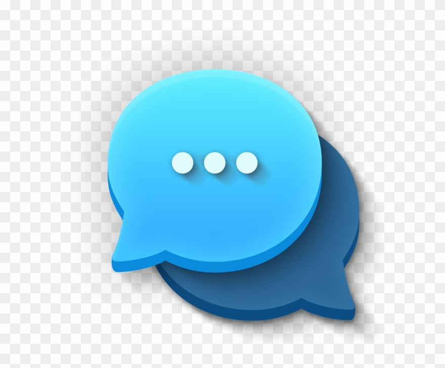 Sms Transparent - Sms Blue Icon Png Clipart