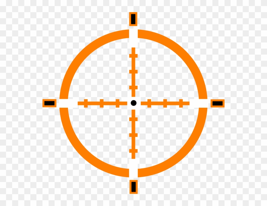 Crosshair Clip Art At - Transparent Background Crosshair Png