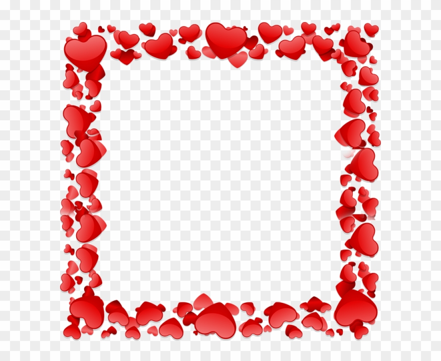 Heart Frame Png Clipart Borders And Frames Heart Clip - กรอบ รูป สวย ๆ Transparent Png