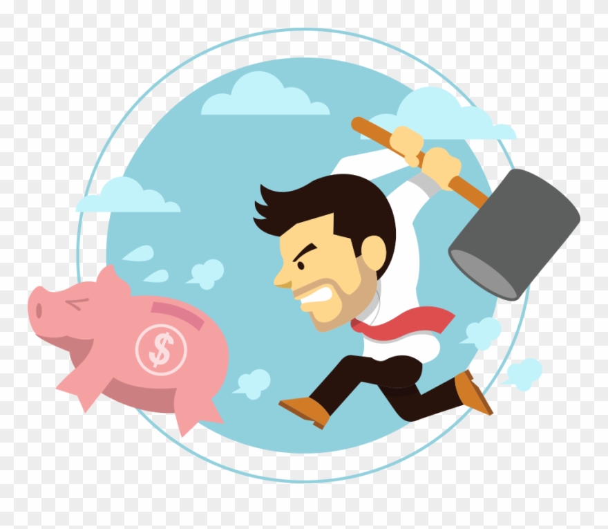 Into Freelancers Who Forget That Paypal, Square, Stripe, - Illustration Clipart
