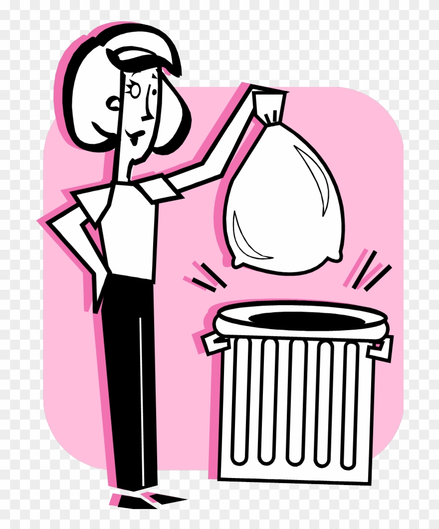 2 - - Take Out The Garbage Cartoon Clipart