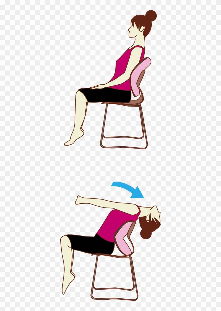 Movement To Loosen The Stiffness Of The Back With A - Tokyu Sports Oasis "nagara Cushion Smart Clipart