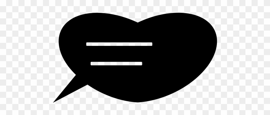 Text Message Rubber Stamp - Heart Clipart