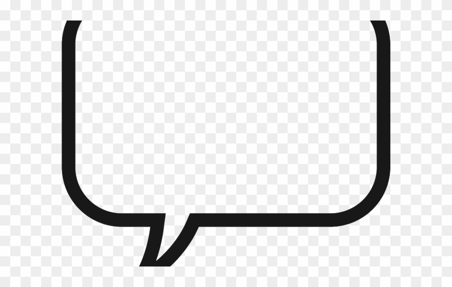 Message Clipart Speech Bubble - Clip Art - Png Download