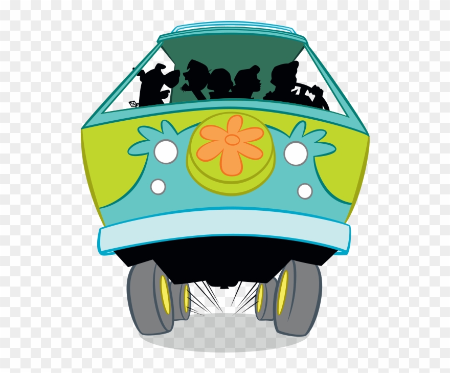 And The Mystery Machine Scooby Doo Clip Art Cliparts - Scooby Doo The Mystery Machine Scene Fcg Business Card - Png Download