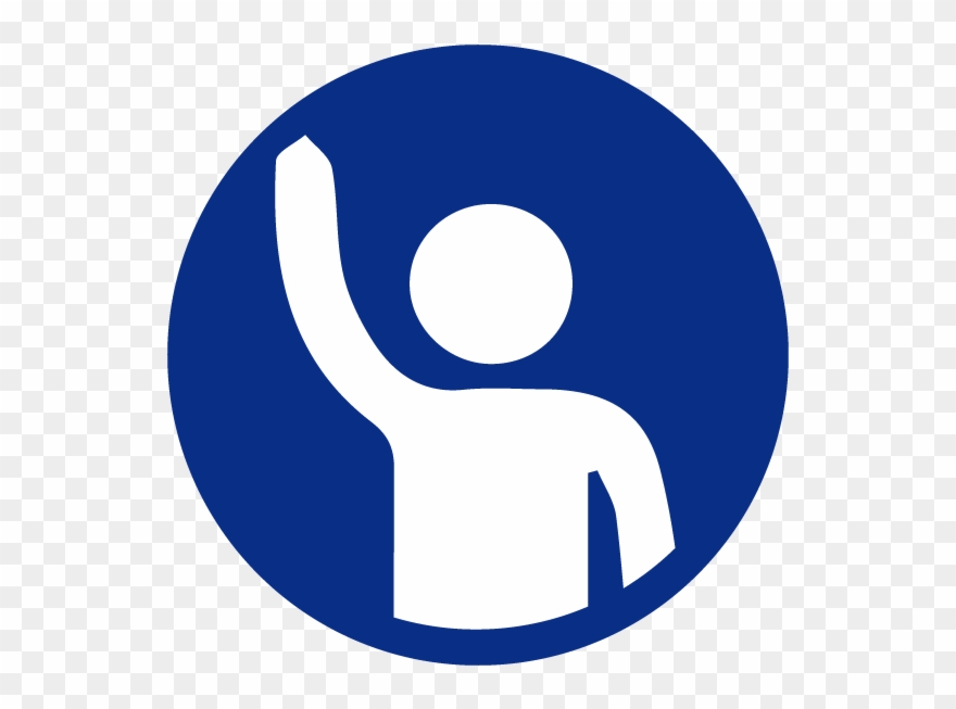 Interested In Getting Involved With The Pto - Raise Your Hand Icon Clipart