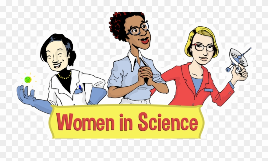 Rules Clipart Science Lab - Women In Science Cartoon - Png Download