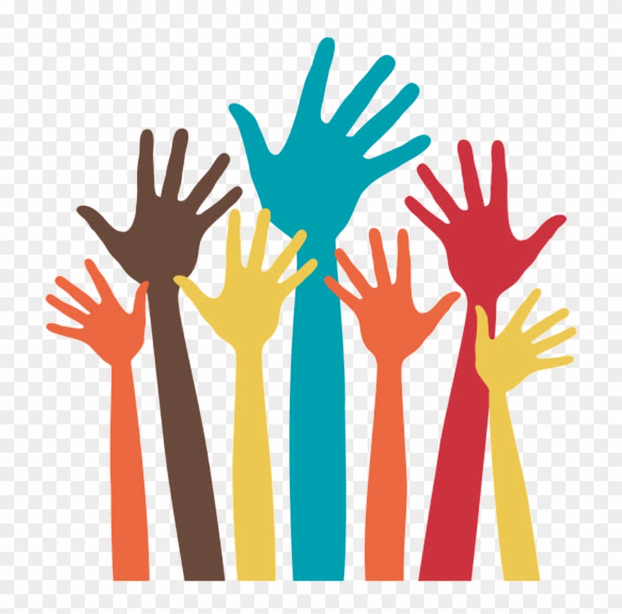 Hands - Raise Hands Clipart