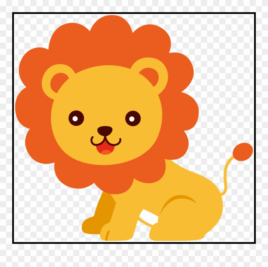 Truffula Tree Coloring Page With Jpg Transparent Download - Cute Lion Clipart - Png Download