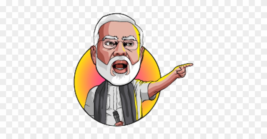 Narendra Modi Clipart - Modi Animated - Png Download